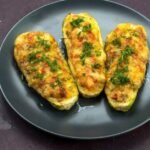 Baked potatoes with spinach and cheese Mediterranean Salmon with Lemon Rice and Chickpeas in 30 Minutes (17)
